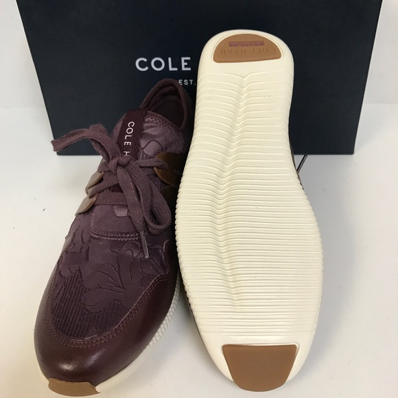 New Cole Haan 2.0 Studiogrand Trainer Sz 9 Berry Floral  Cole Haan 2.0 Studiogrand Trainer Berry